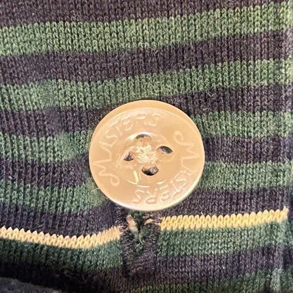 Masters Collection Polo Shirt Mens Large Augusta Golf Shirt Green National Logo - Picture 8 of 12